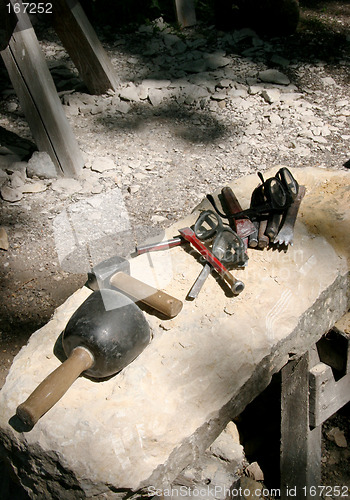 Image of A mason's tools