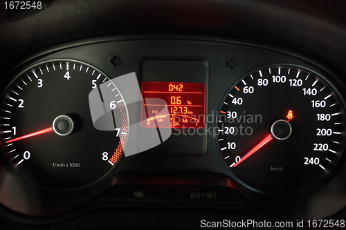 Image of car dashboards  