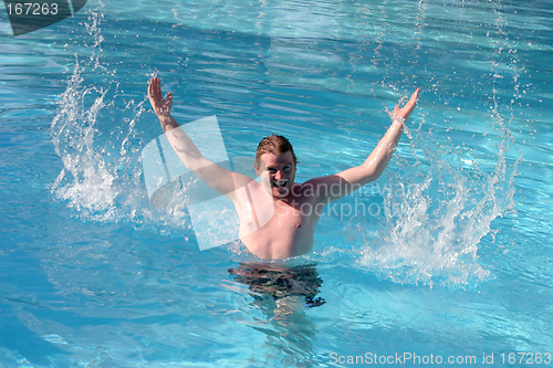 Image of Summer fun in the pool