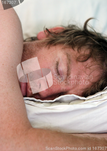 Image of Man sleeping