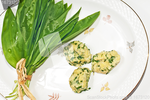 Image of gnocci with wild garlic