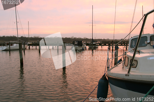 Image of Marina in the evning.