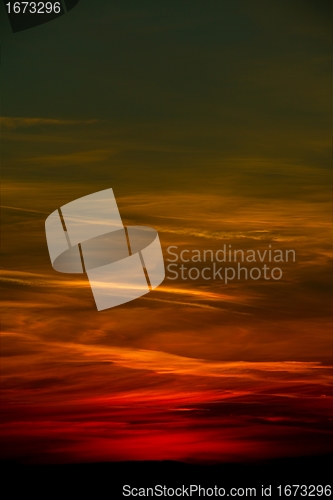 Image of Sunset sky