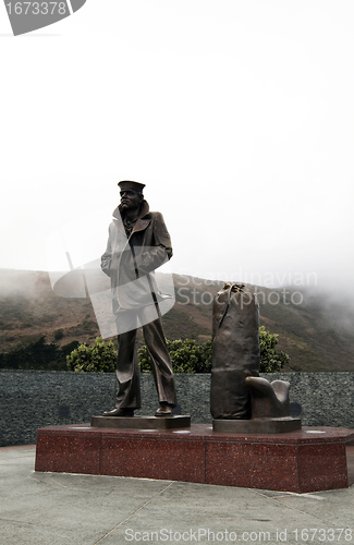 Image of Lone Sailor Statue