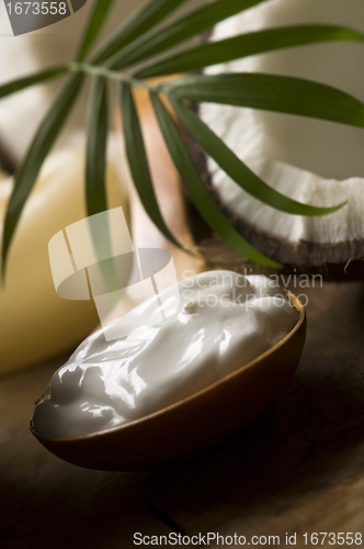 Image of Coconut and coconut oil 