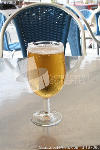 Image of A glass of cold beer