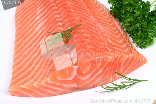 Image of Raw salmon