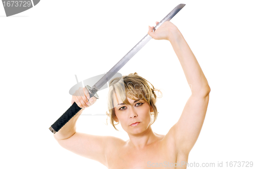 Image of woman with sword