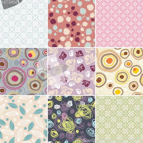 Image of simple seamless patterns