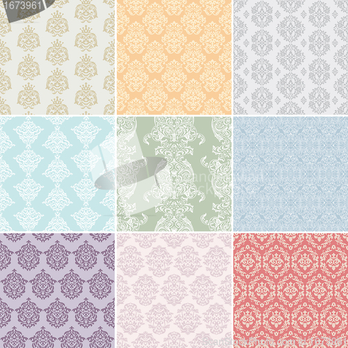 Image of seamless retro background