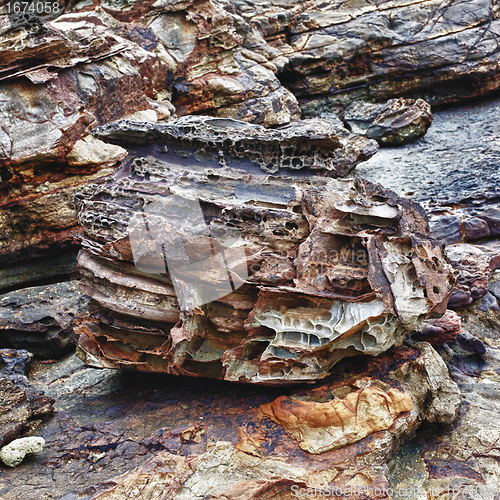 Image of Rocks on a Shore