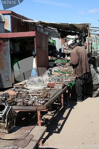 Image of Mechanic shop at marketplace