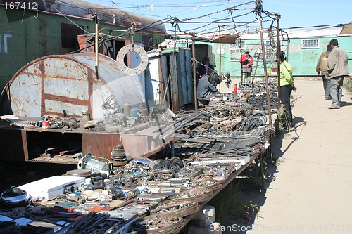 Image of Mechanic shop at marketplace