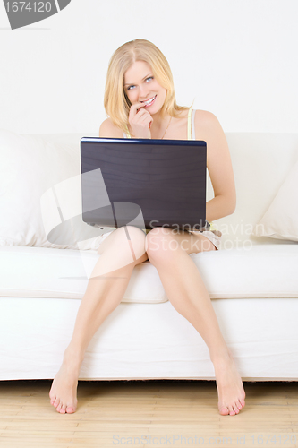 Image of Girl with Laptop