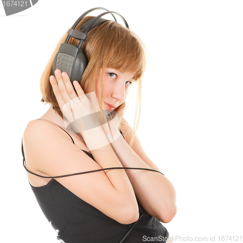 Image of Girl in Headphones