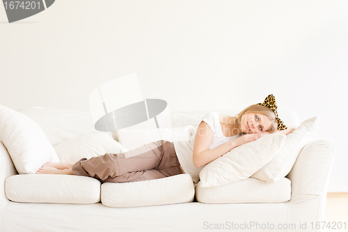 Image of Girl Relaxing