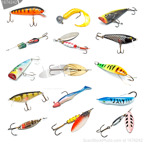 Image of Fishing Baits Collection