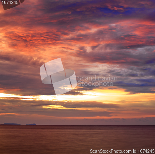 Image of Sunset over Andaman Sea