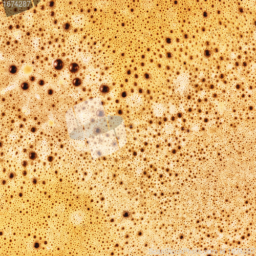 Image of coffee foam texture