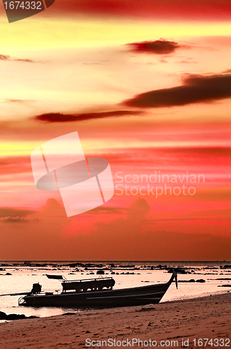 Image of Sunset over Andaman Sea