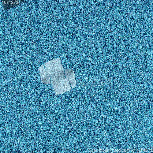 Image of blue foam rubber texture