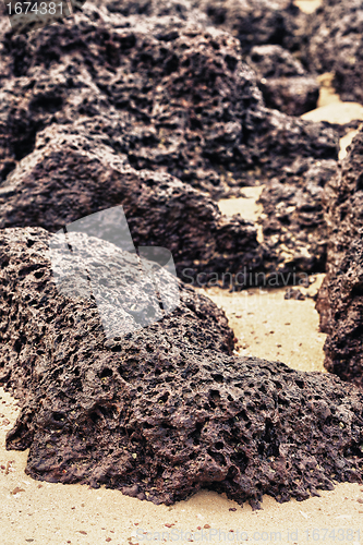 Image of Rocks on a Shore