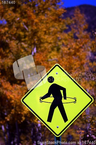 Image of Hula Hooping Pedestrian