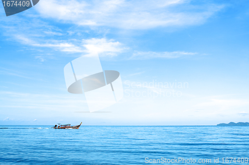 Image of Boat in the Sea