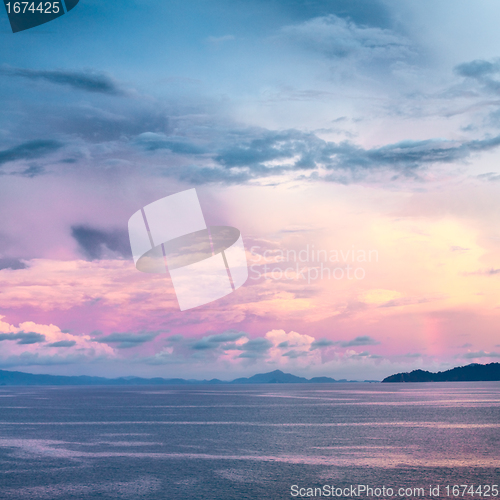 Image of Sea at Sunset