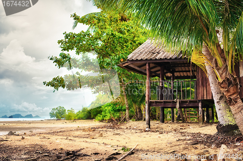 Image of Hut on a Beach