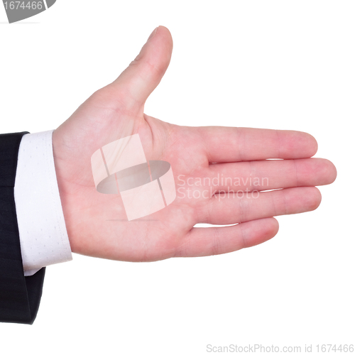 Image of gesture of invitation