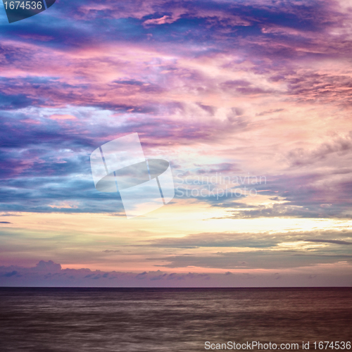 Image of Sunset over Andaman Sea