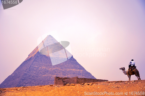 Image of Pyramid Giza in Cairo Egypt