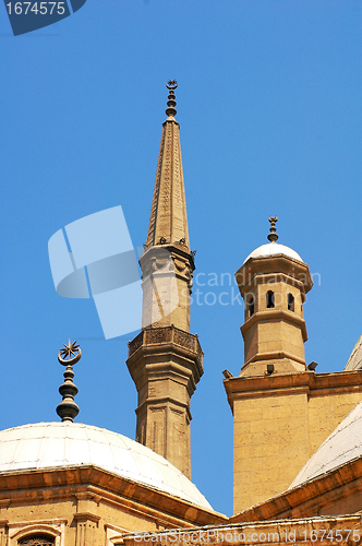 Image of Scenery of the famous Islamic castle in Cairo,Egypt