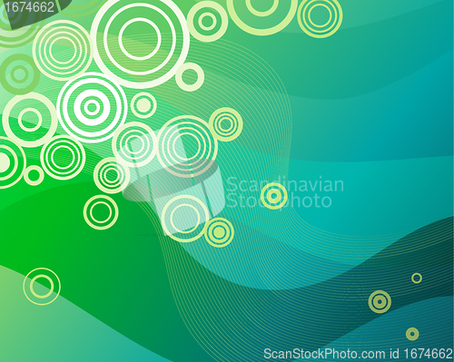 Image of Background pattern in green