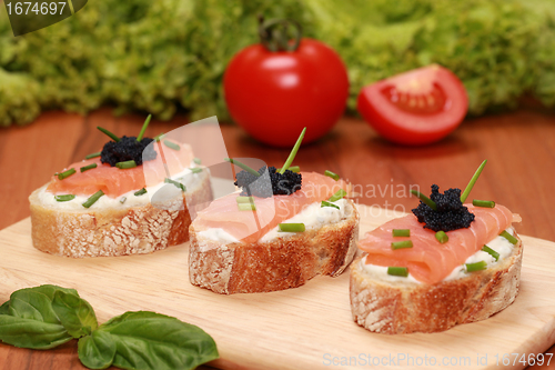 Image of Fingerfood with smoked salmon