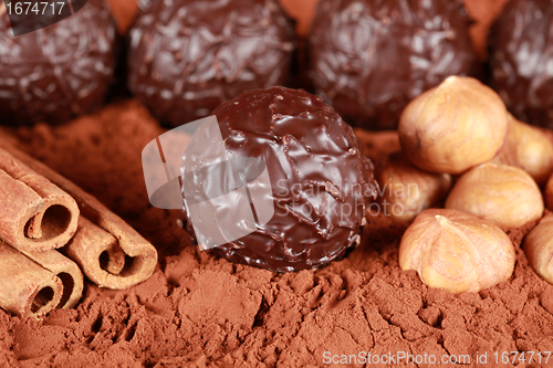 Image of Dark Chocolate Pralines