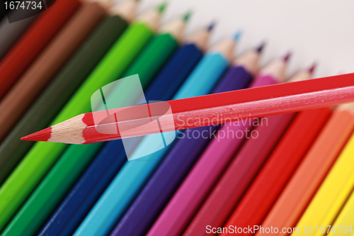 Image of Red crayon