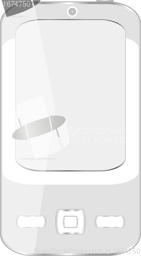 Image of cell smart mobile smart phone (iphone)