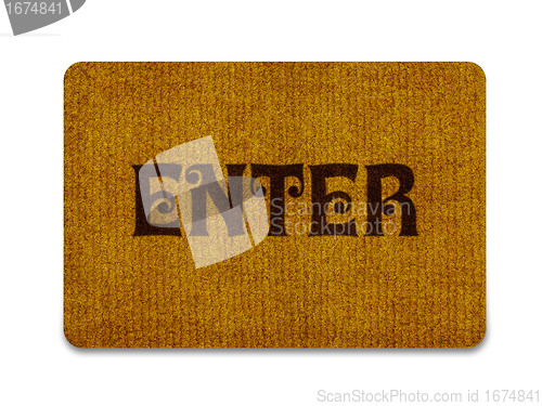 Image of welcome doormat