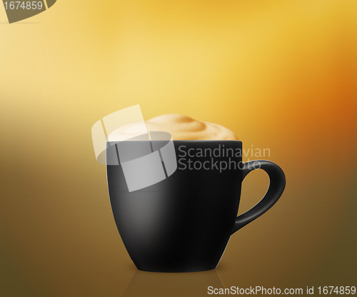 Image of cup of cappuccino