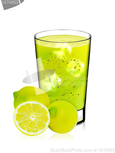 Image of Glass of a lemon
