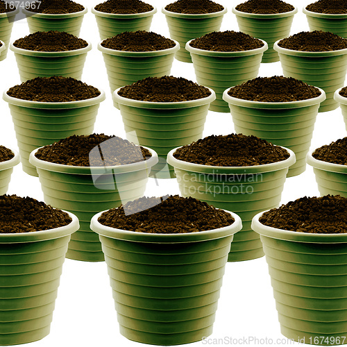 Image of plastic garden pot 