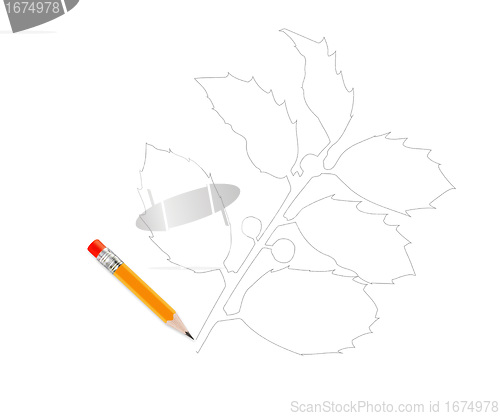 Image of Sharpened Yellow pencil 