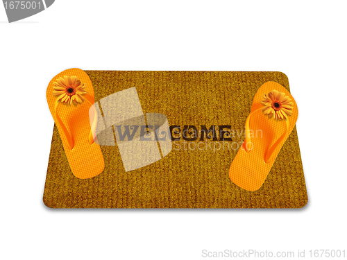 Image of welcome doormat