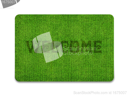 Image of welcome doormat