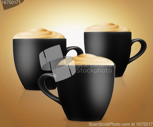 Image of cup of cappuccino