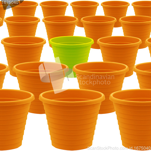 Image of plastic garden pot 