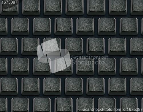 Image of Keyboard with blank buttons