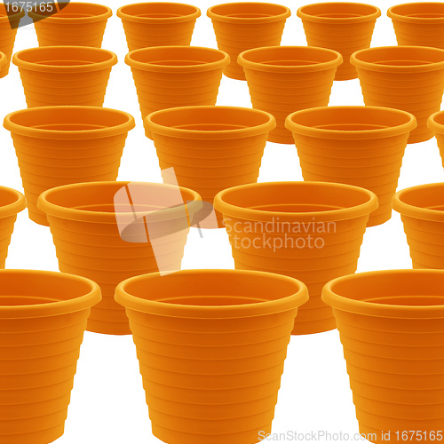 Image of plastic garden pot 